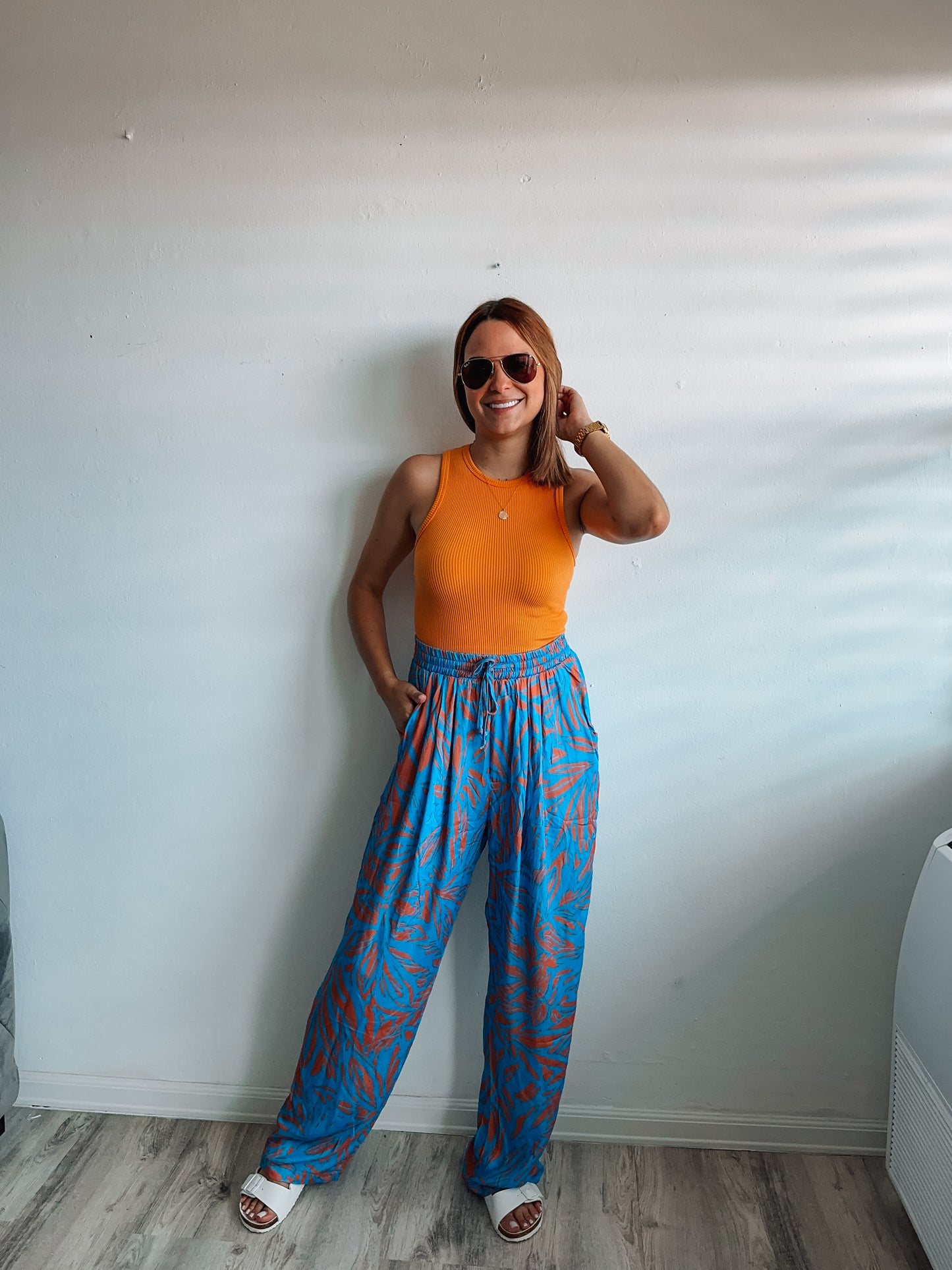 Blue & Orange Pants