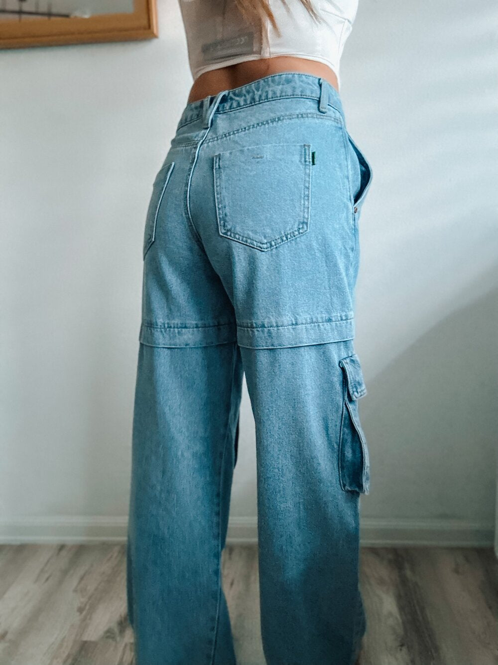 Cargo Wide Jeans